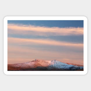 Pen y Fan and Corn Du, Brecon Beacons National Park Sticker